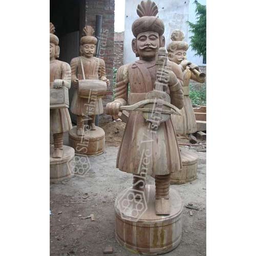 Manufacturers Exporters and Wholesale Suppliers of Wooden Decorative Statues Jaipur Rajasthan